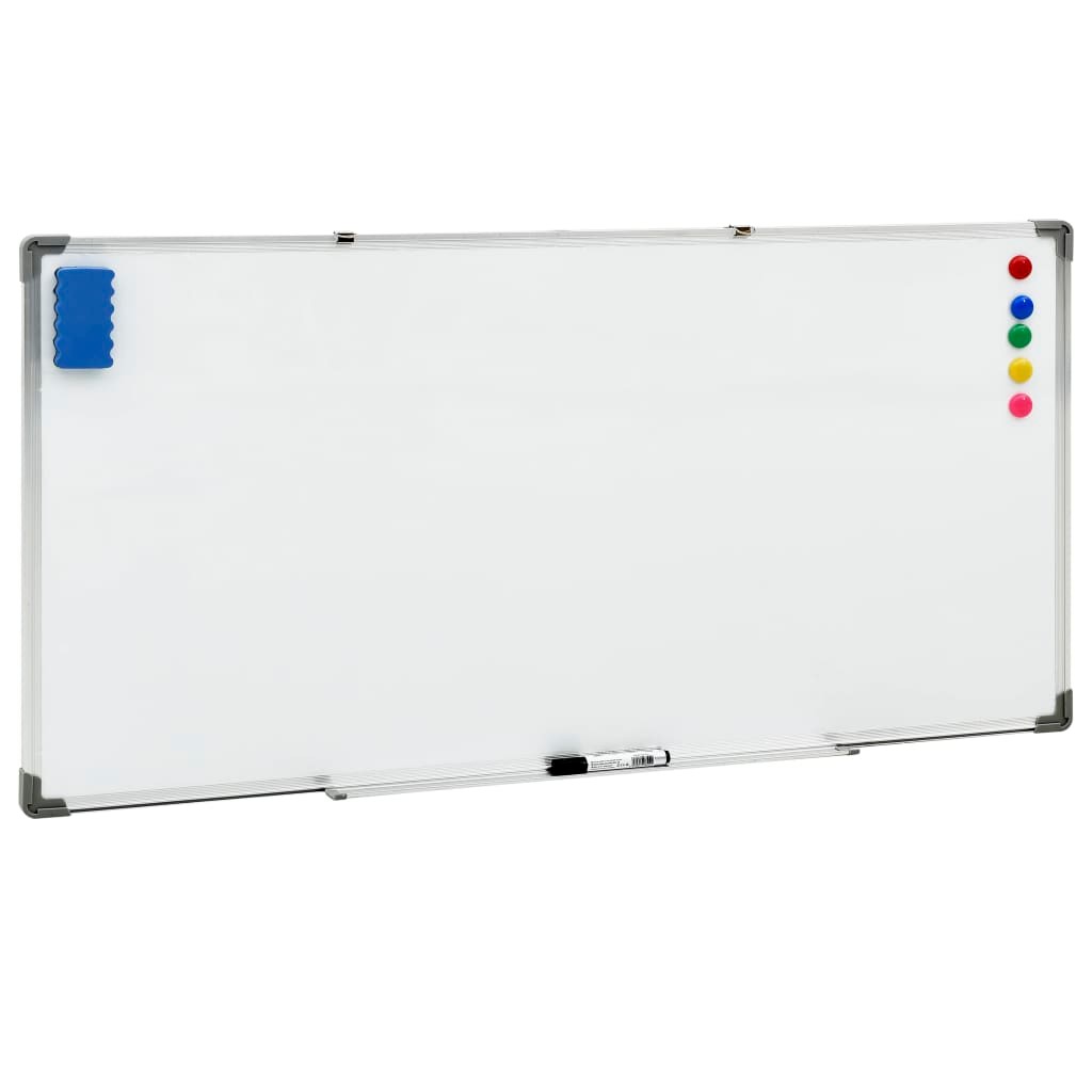 Magnetic Dry-erase Whiteboard White 120x60 cm Steel